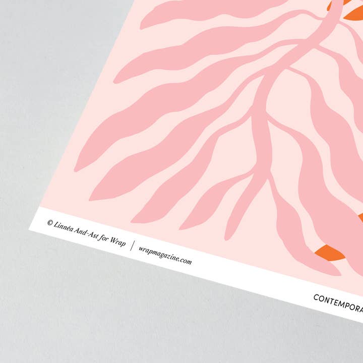 Wrap (US duties paid) - Wholesale Flat Wrap - Leaves Gift Wrap1