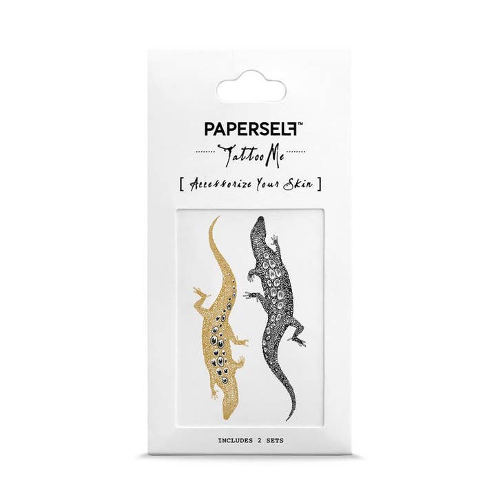 Mini Lizzards By Simoneone Temporary Tattoos Stickers for wholesale by PAPERSELF
