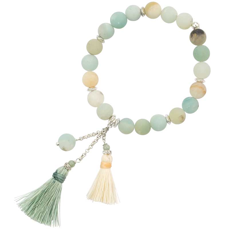 Marquet – wholesale Beaded bracelet – Mia Mala-style Stretch Bracelet with Authentic Stones0
