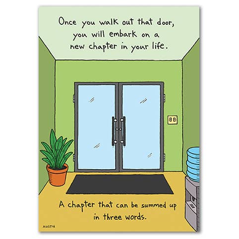 SNAFU Designs - Greeting Cards - Wholesale Congratulations Card - New Chap In LF