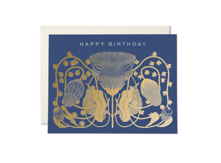 Red Cap Cards - Wholesale Birthday Card - Cobalt birthday greeting card2