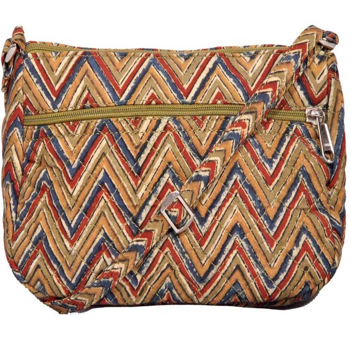 ZigZag fe bomuldstaske for engroshandel hos White Lotus Fashions