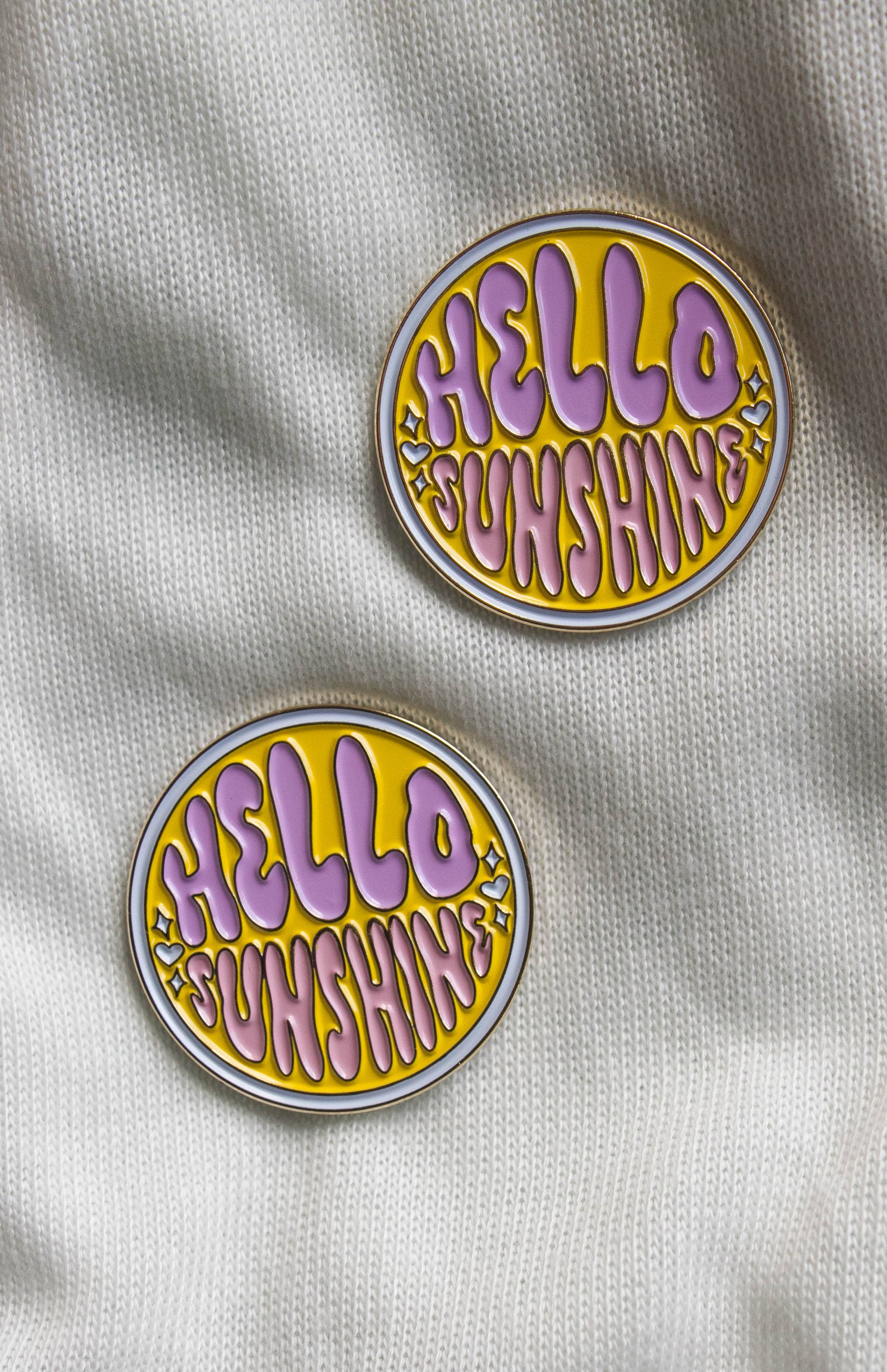 The Avera Boutique - Wholesale Lapel Pin/Button - Hello Sunshine Enamel Pin6