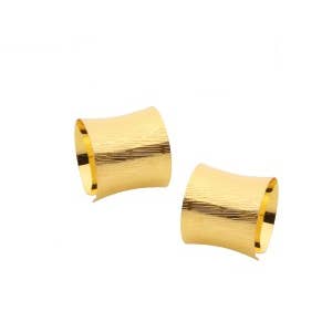 CLASSIC TOUCH DECOR INC. - Wholesale Napkin ring - Set Of 6 Gold Napkin Rings3