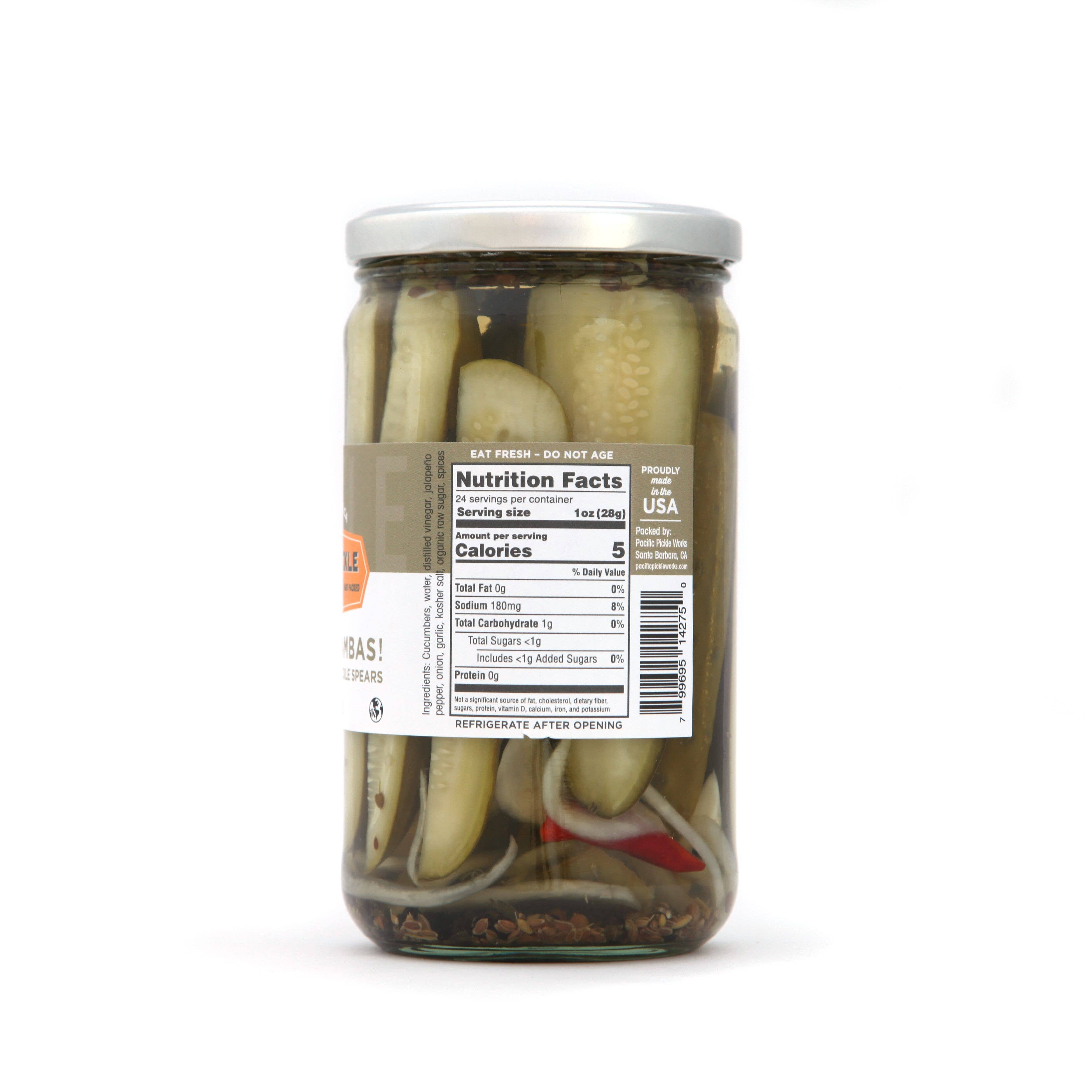 Pacific Pickle Works - Wholesale Pickled Vegetables - ¡Ay Cukarambas! Spicy Garlic Dill Pickles4