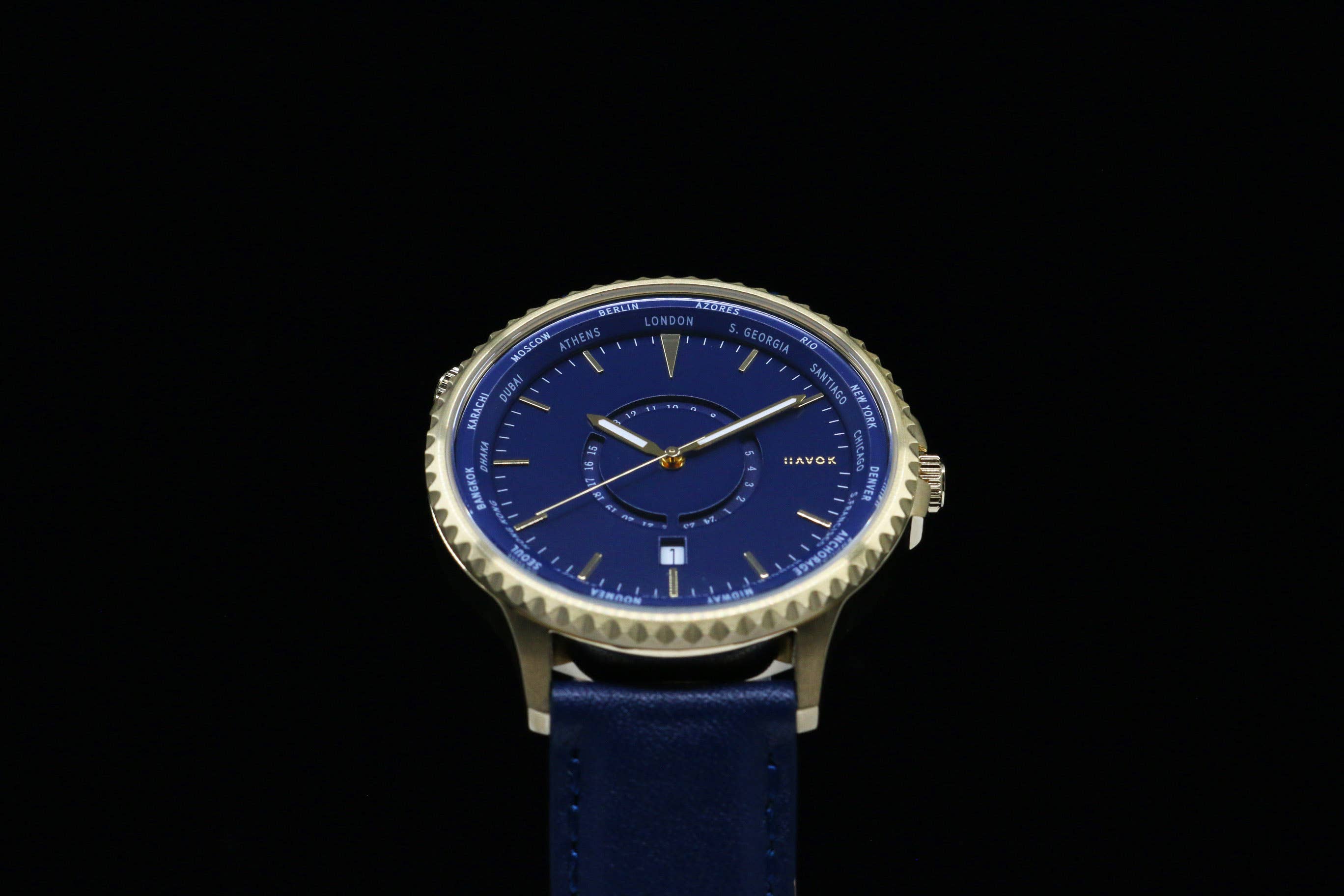 Elliot Havok - Wholesale Wrist Watch - Men's - World Traveller | 24 Time Zones On a World Timer2