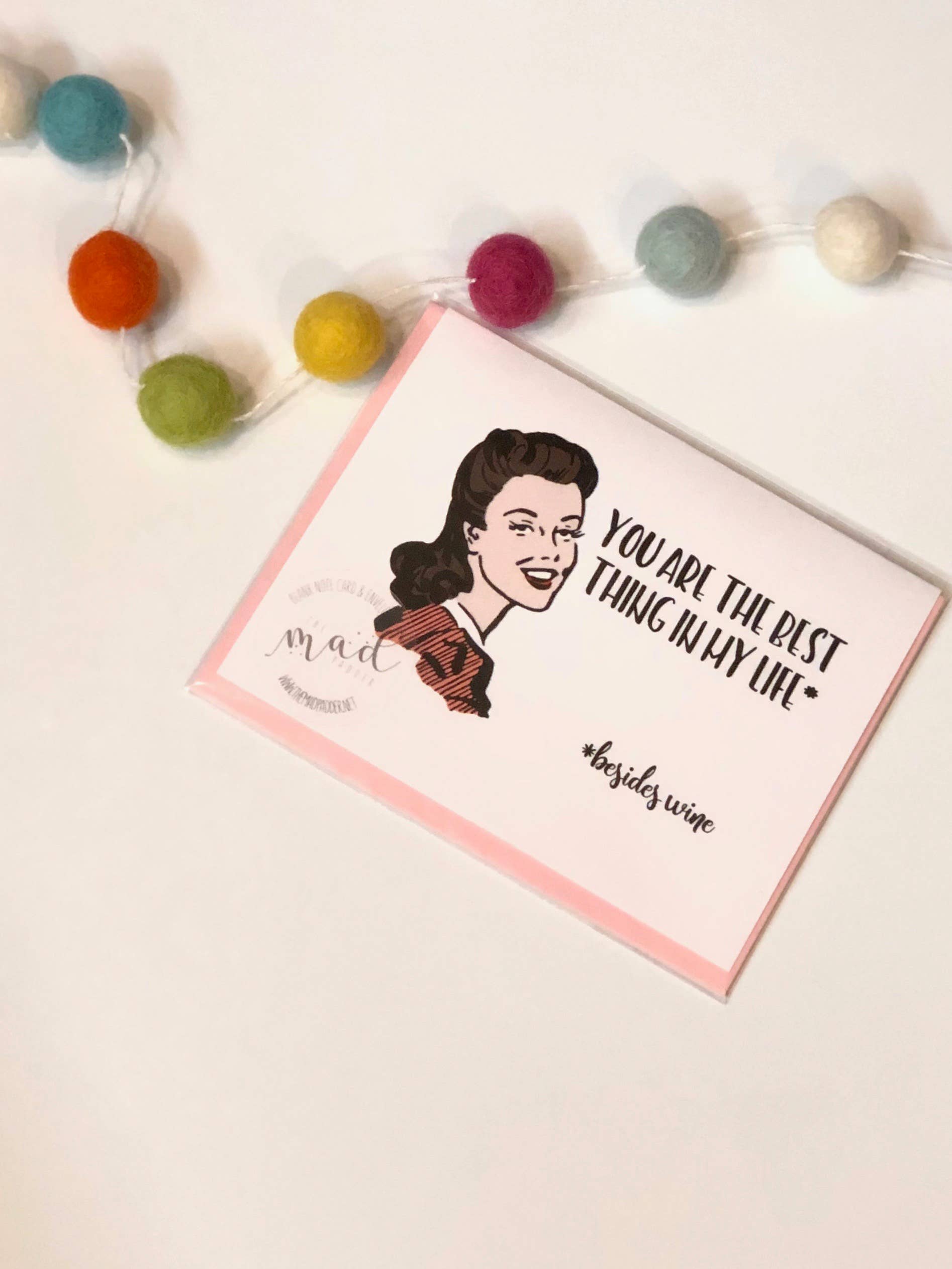 The Mad Padder - Wholesale Valentine's Day Card - Witty Women Valentine Card - Only Person I Can Stand - Love9