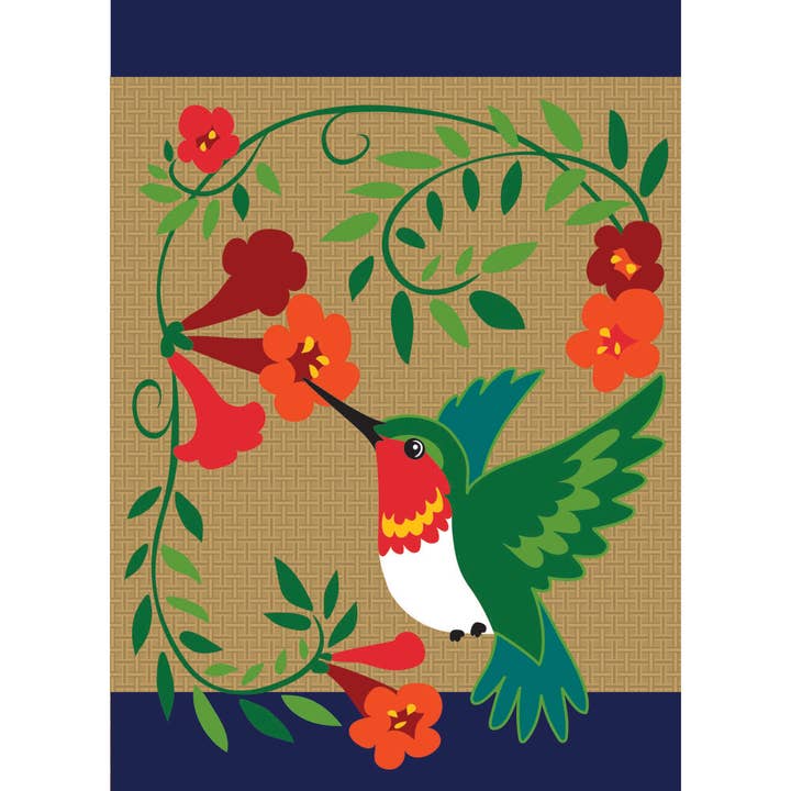 Garden Hummingbird Blap Flag for wholesale by Magnolia