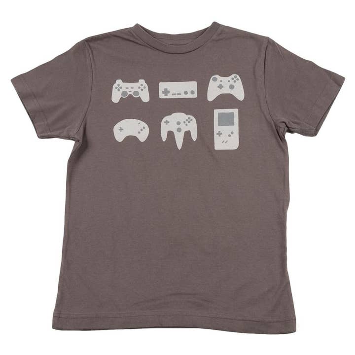 Kids Game Controllers Tee for wholesale by Cinder + Salt