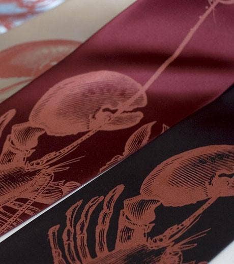 Cyberoptix Tie Lab - Wholesale Necktie - Men's - Fancy Lobster Bib Necktie3