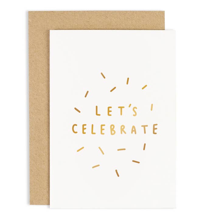 Let's Celebrate Sparkle Card - Verjaardag Goed gedaan nieuwe klus voor wholesale door Old English Company