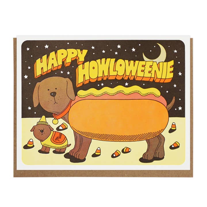 Happy Howloweenie for wholesale by Lucky Horse Press