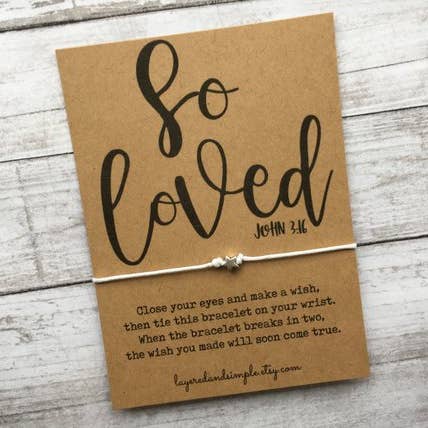 LayeredandSimple – Pulseira com pendente por atacado – Pulseira de desejo tão amado