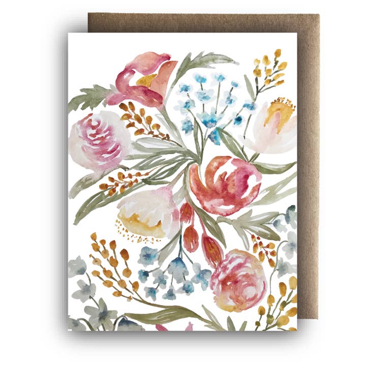 Aquarela romântica floral por atacado de Maija Rebecca Hand Drawn