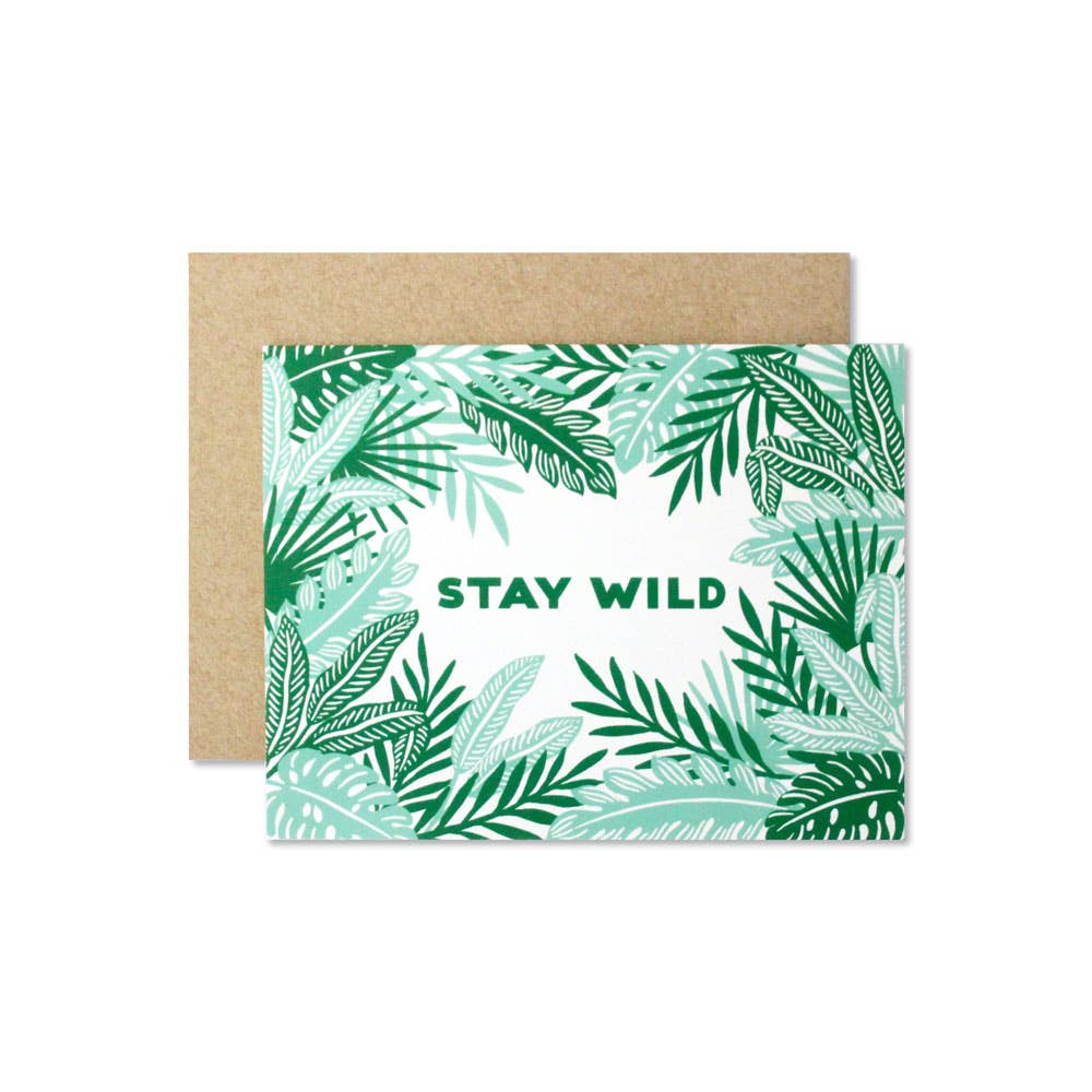 Wild Hart Paper - Wholesale Encouragement Card - Stay Wild Card0