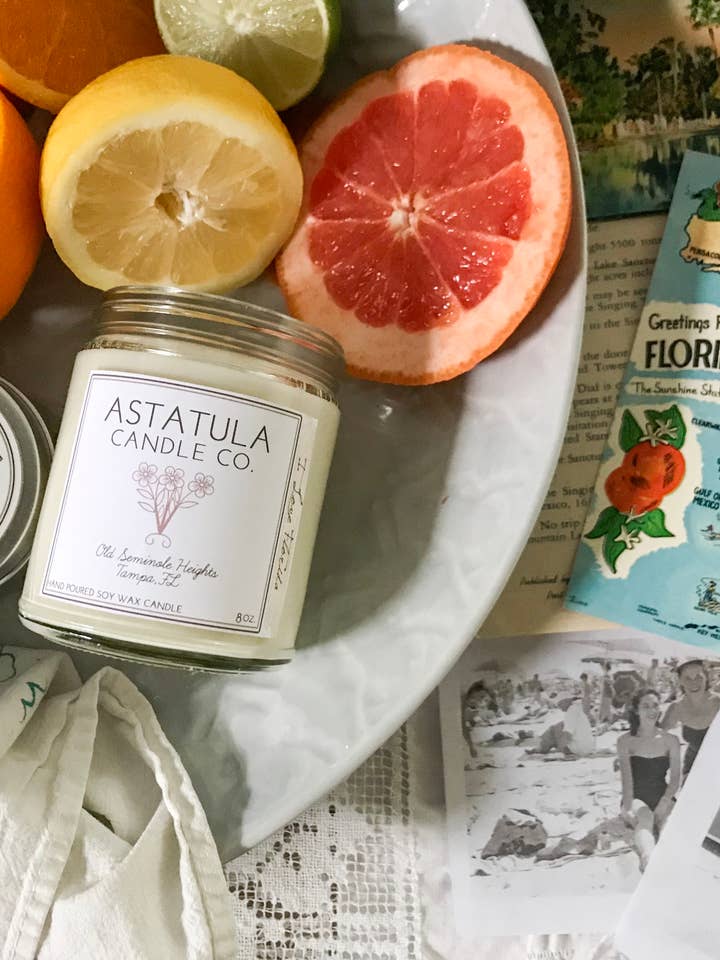 I Love Florida | 8oz.| Soy Wax Candle for wholesale by Astatula Candle Co.