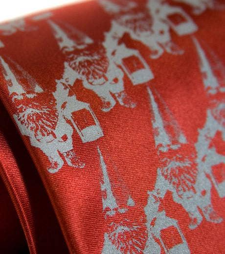 Cyberoptix Tie Lab - Wholesale Necktie - Men's - Gnome Stripe Microfiber Necktie2