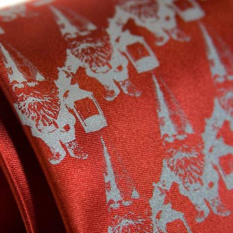 Cyberoptix Tie Lab - Wholesale Necktie - Men's - Gnome Stripe Microfiber Necktie2