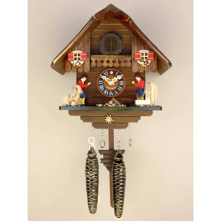 Classic Emmental Chalet Quartz for wholesale by Kit-Cat Klock