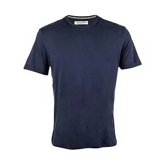 T-shirt Brandon - Bleu marine pour la vente par Wool and Thimble