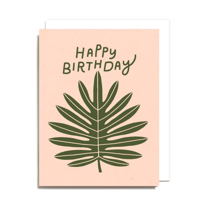 Carte Feuille d'anniversaire pour la vente par Worthwhile Paper