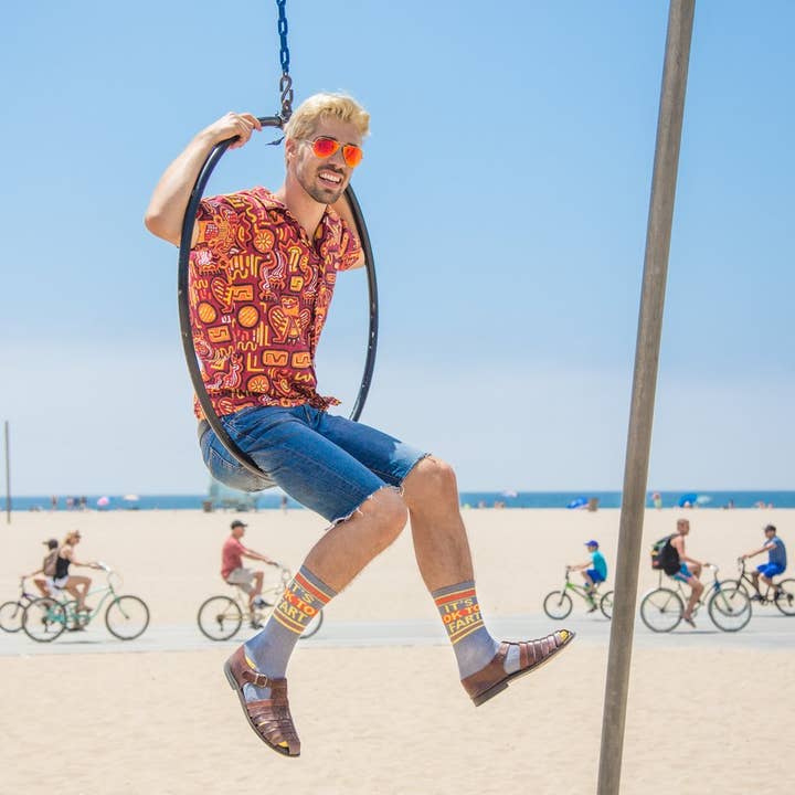 Gumball Poodle - Wholesale Socks - Unisex - It's OK To Fart Gym Crew Socks5