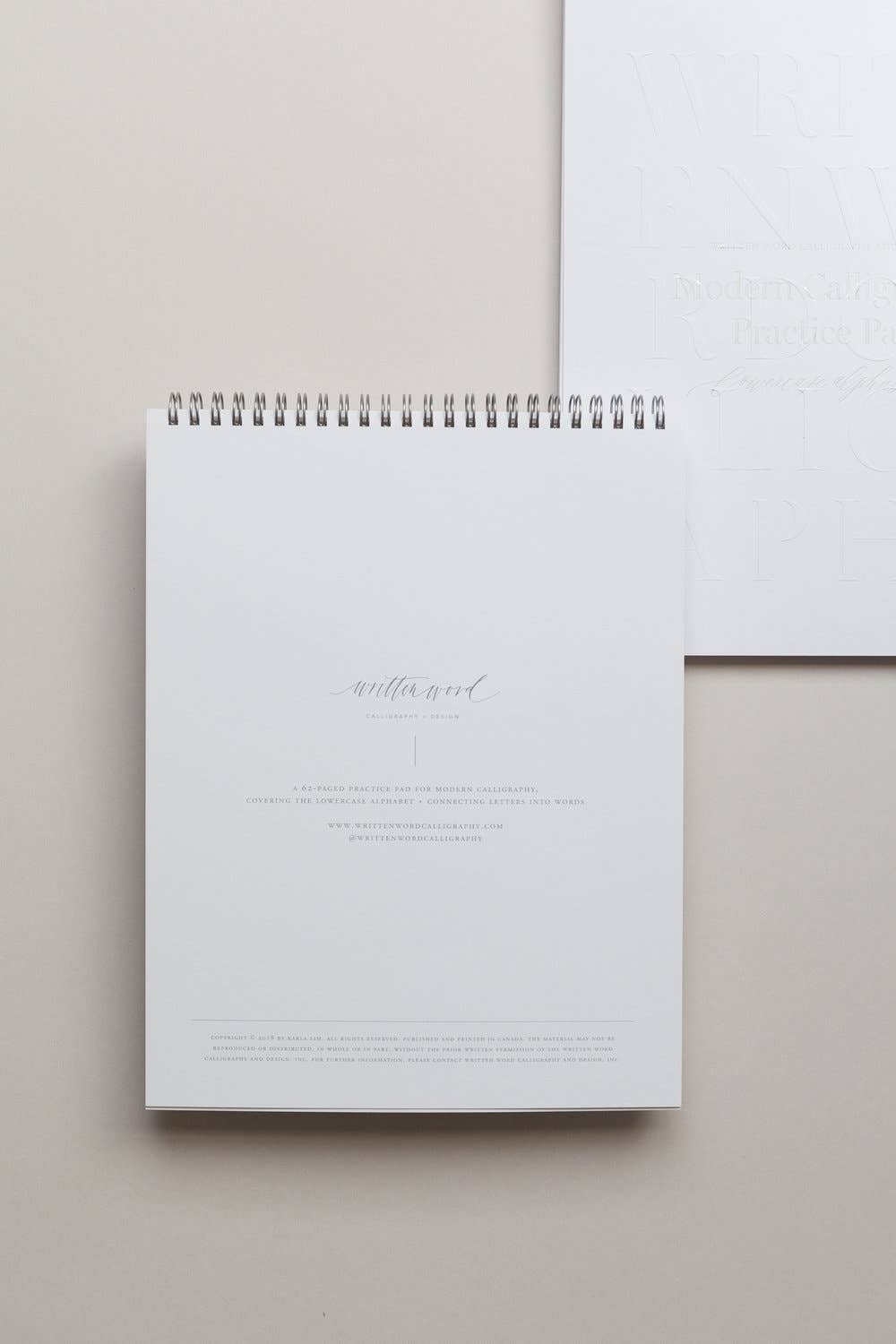 Written Word Calligraphy – Engroshandel Notesblok – Øvelsesblok til små bogstaver i alfabetet4