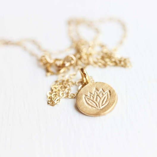 Lotus Necklace for wholesale by Diament Jewelry