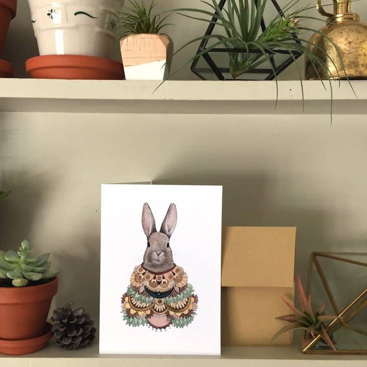 Polanshek of the Hills - Wholesale Everyday Greeting Card - Card - Rabbit - Collector1
