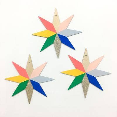 STAR BURST WALL CHARM JUMBO for wholesale by Cosmic Peace Studio