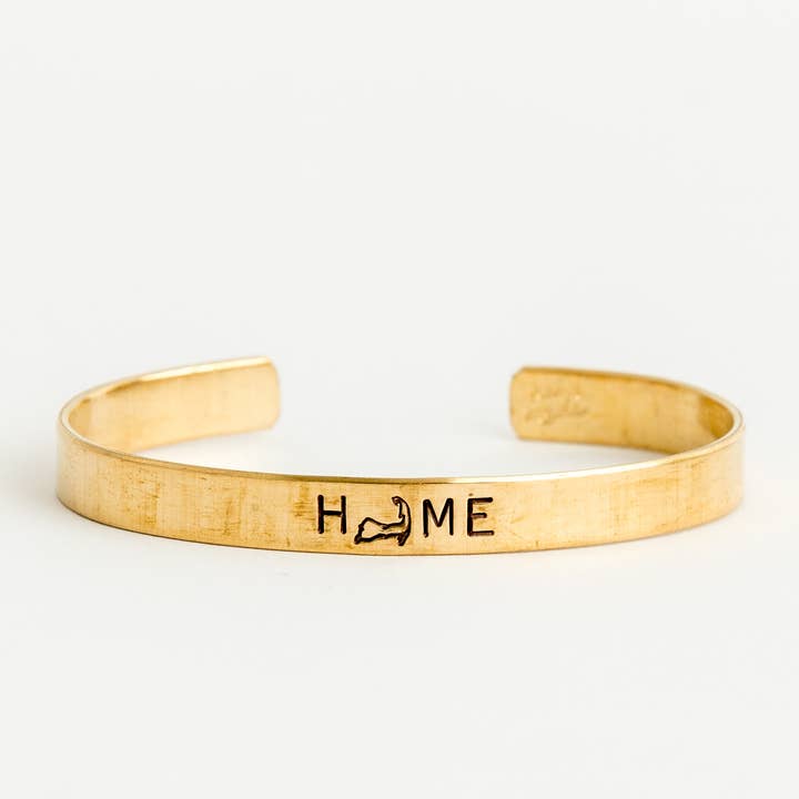 Home Verstelbare State Outline manchetarmband voor wholesale door Nautically Northern