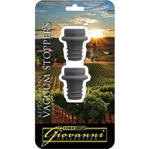 Giovanni Vacuum Replacement Stoppers for wholesale by Cork Pops Inc