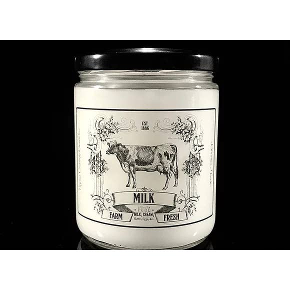 Virginia Creamery Candle Co. - Wholesale Jar/Filled Candle - FV2-Farm Fresh Milk 16oz Jar