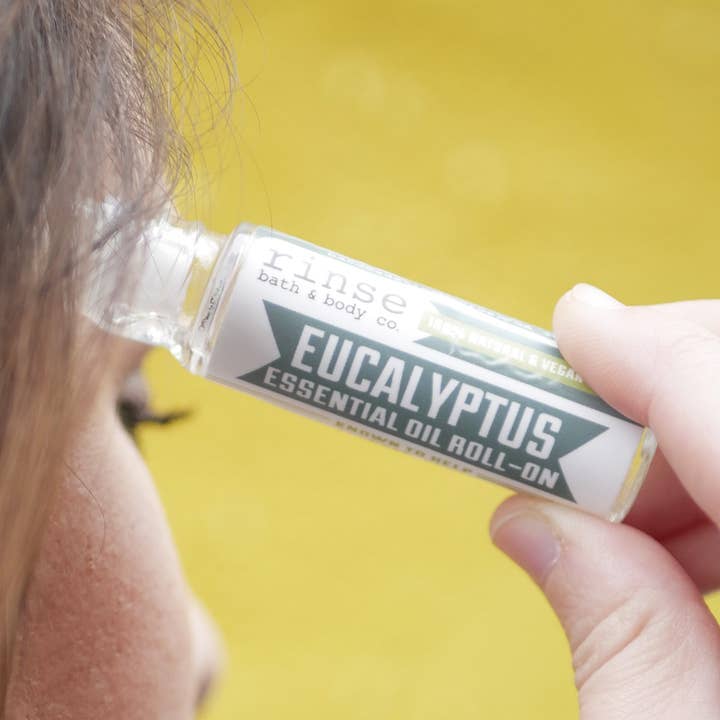 Rinse Bath Body Inc - Wholesale Essential Oil Roll-On - Eucalyptus Roll-On | Sinus Relief | Squalane Carrier Oil0