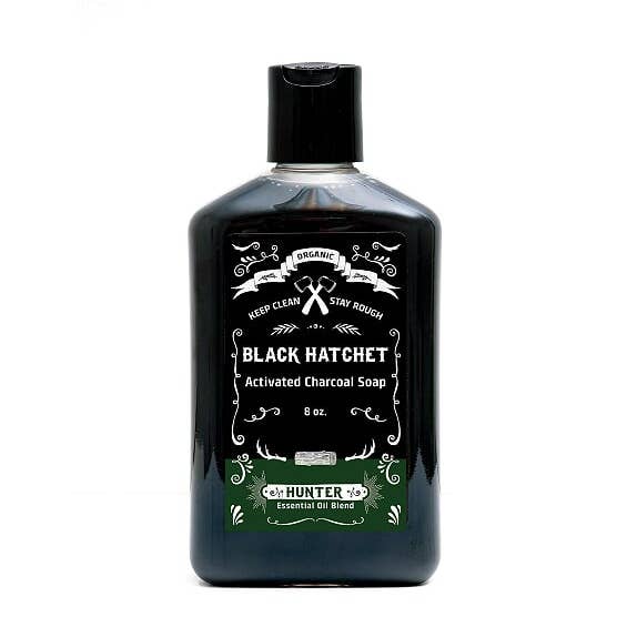 Latika Beauty - Wholesale Body Wash/Shower Gel - Men's - Charcoal Beard and Body Wash - Hunter ⚫ Gifts for Men4
