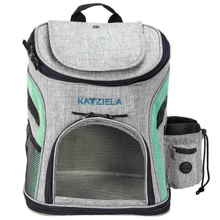 Katziela - Wholesale Pet Carrier - Cat/Dog - Pet Carrier Voyager Backpack For Dogs and Cats Red and Green7