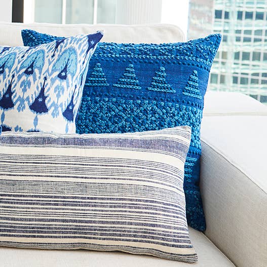 Fete Home - Wholesale Throw Pillow Cover - 20" Navy Blithe Pillow Cover1