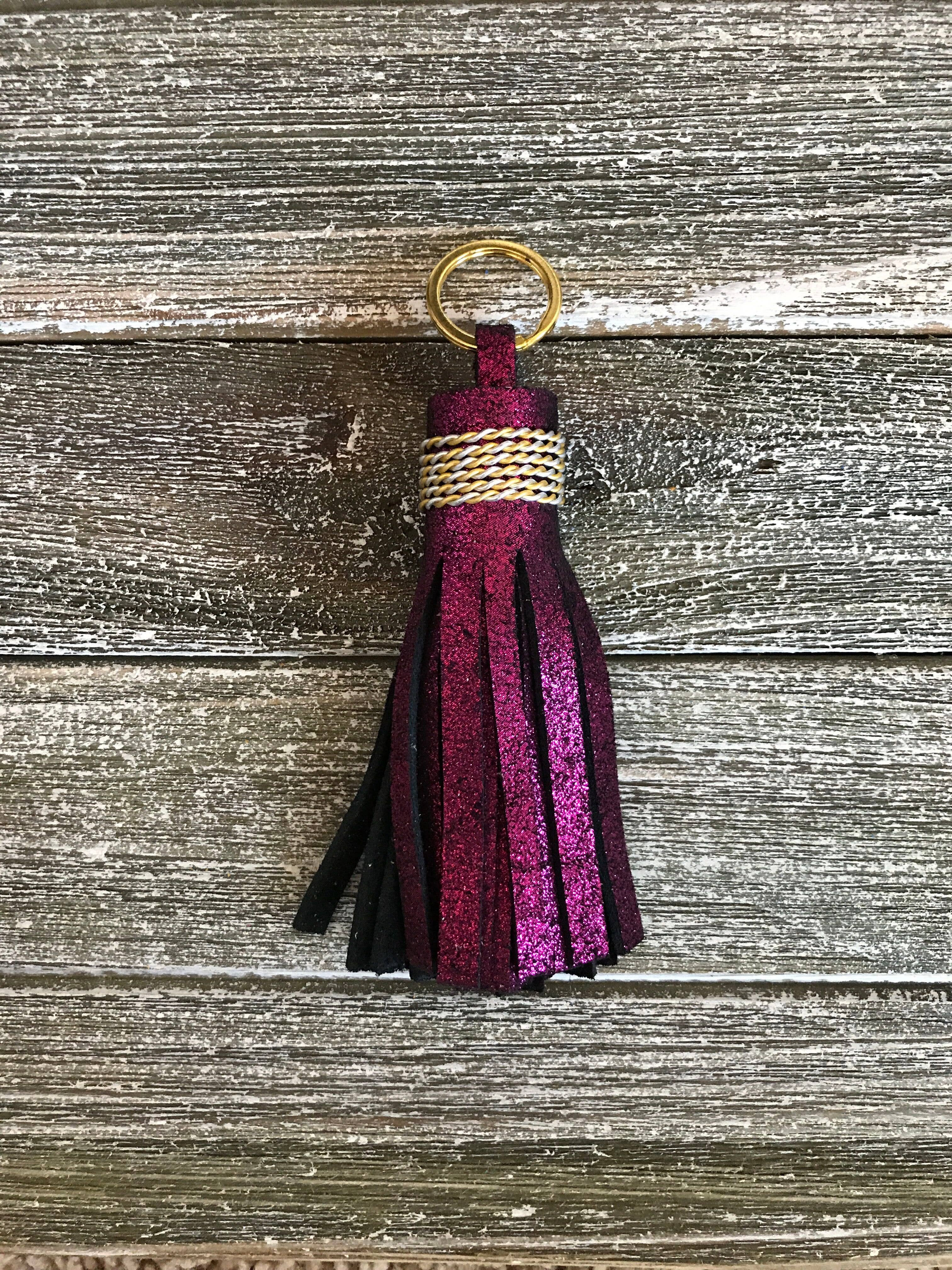 Everley Dawn – wholesale Nyckelringar - Dam – Läder Classic Tofs Nyckelring4