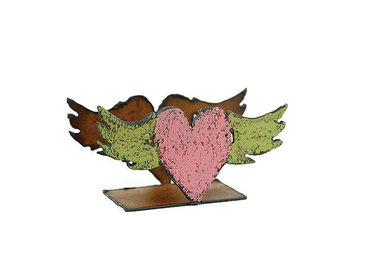 Whimsies - Venta al por mayor Tarjeteros - Tarjetero con forma de corazón, organización de escritorio, día de San Valentín2