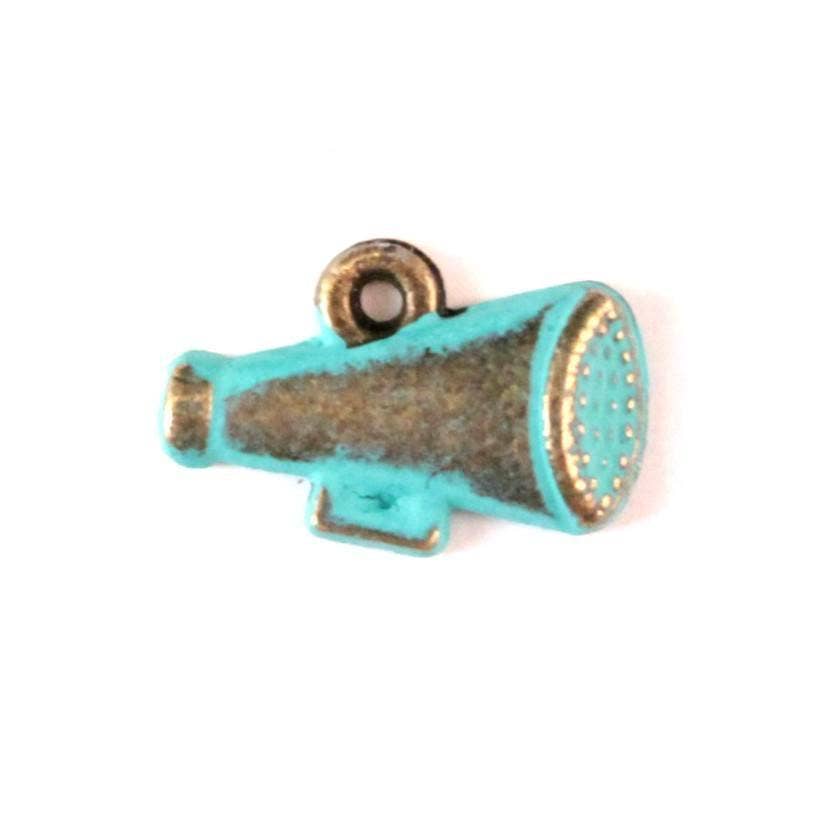 Gleeful Peacock - Wholesale Charm/Dangle Bracelet - Megaphone Charm Bracelet, Necklace, or Charm Only1