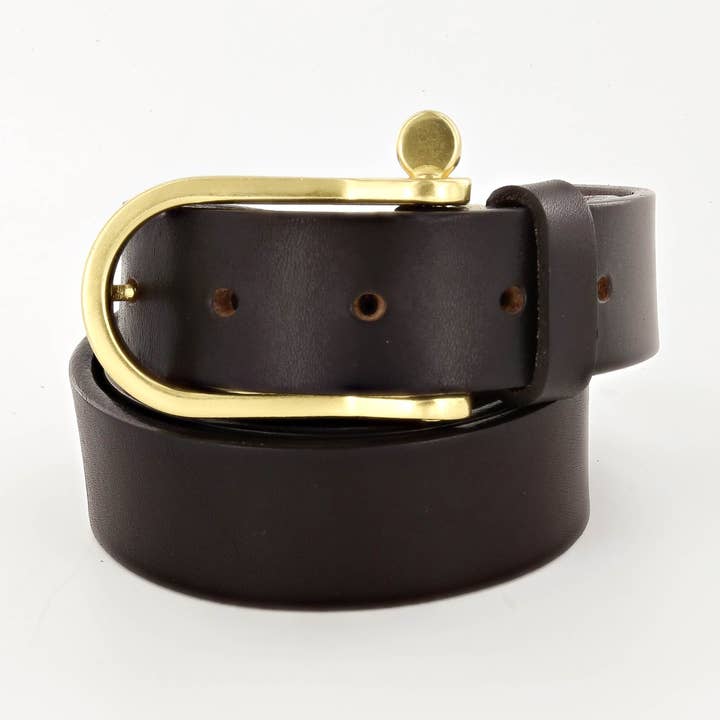 Standard Leather Belt - Deep Dark Brown for wholesale by Sailormade