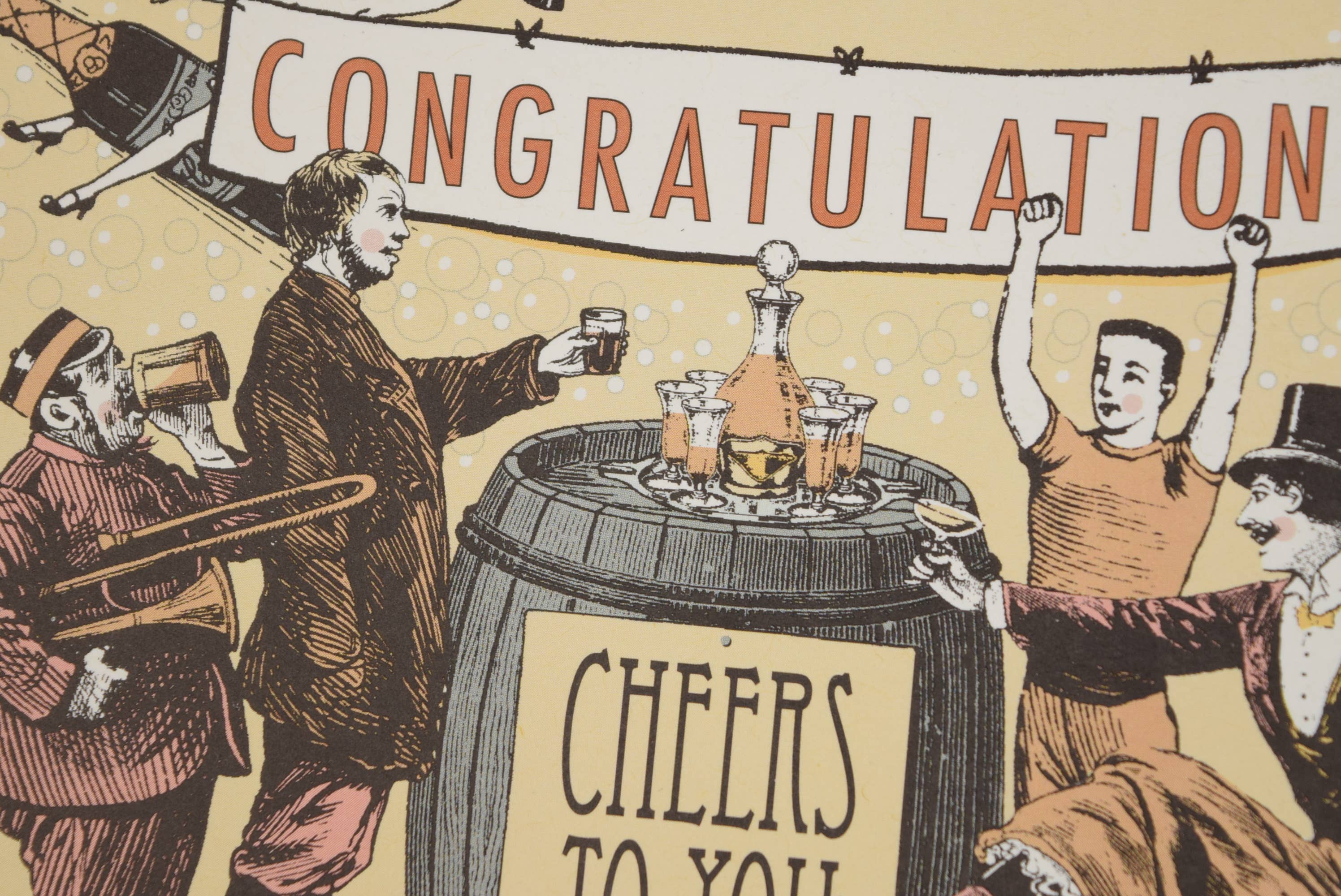 Oddball Press LLC - Wholesale Congratulations Card - Cheers to You1