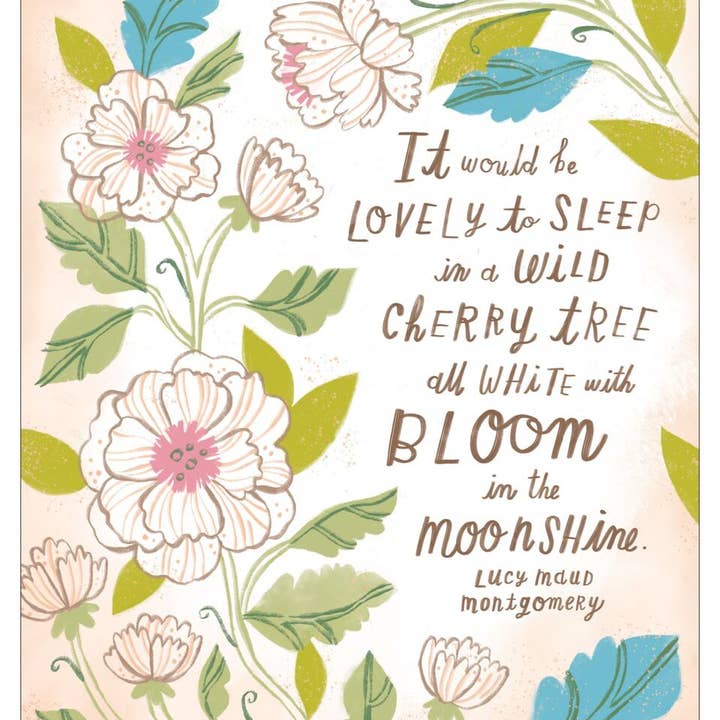 Biglietto di compleanno Bloom in Moonshine per la vendita all'ingrosso da parte di Studio Eleven Papers