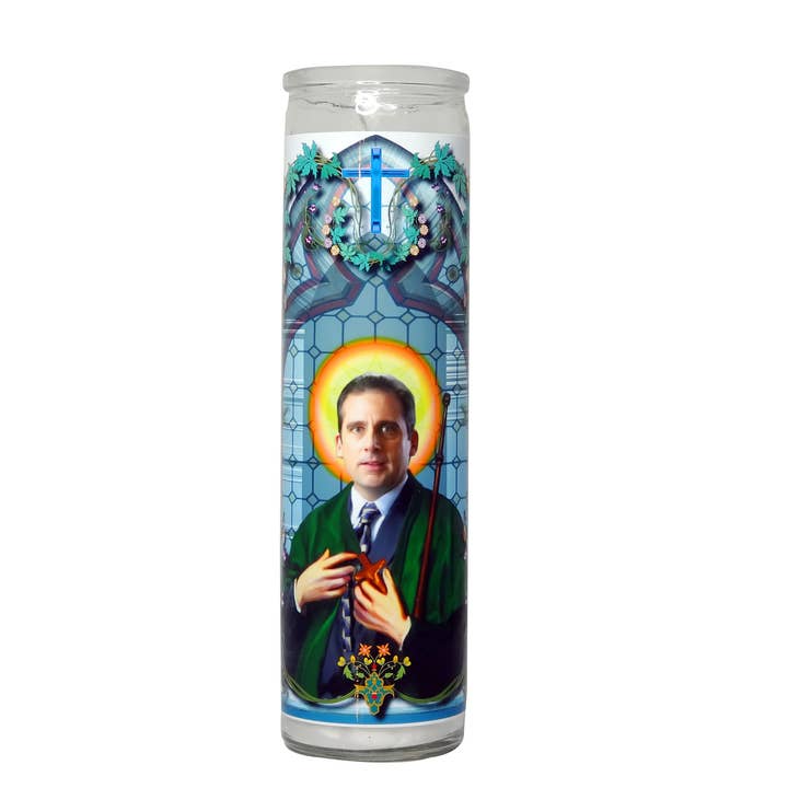 Calm Down Caren - Wholesale Votive Candle - Michael Scott Celebrity Prayer Candle - The Office