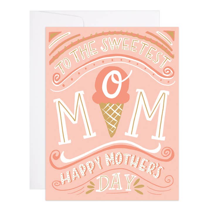 Maman la plus douce - Carte de fête des mères pour la vente par 9th Letter Press