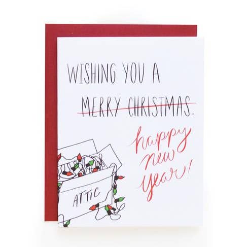 Happy New Year Card for wholesale by Wild Ink Press
