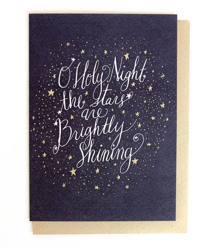 Thimblepress - Wholesale Christmas Card - Holy Night Christmas Greeting Card0