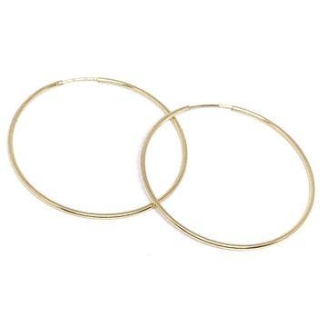 Orecchini a Cerchio classici da 50 mm per la vendita all'ingrosso da parte di Aina Bloom