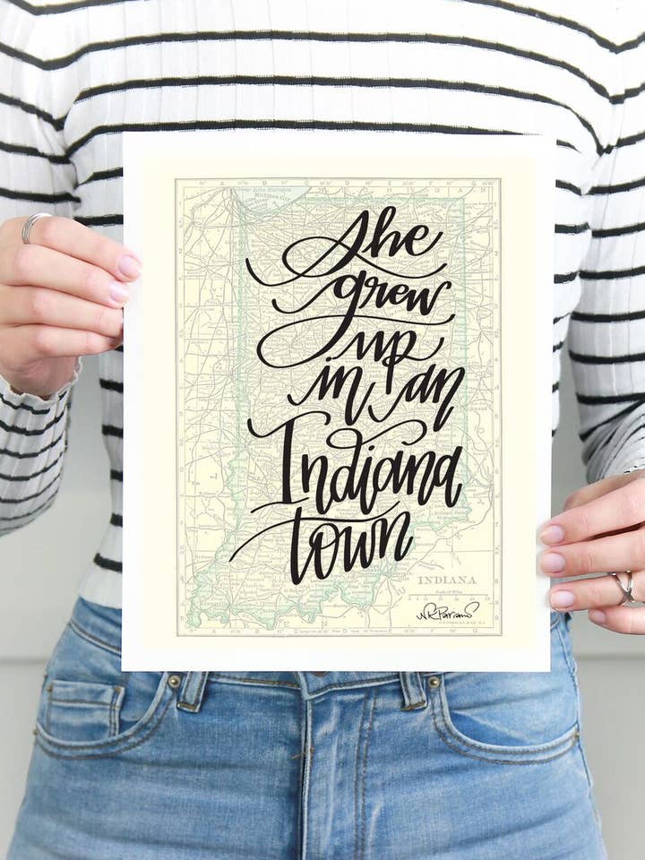 Imprimé Indiana Town pour la vente par NatterDoodle