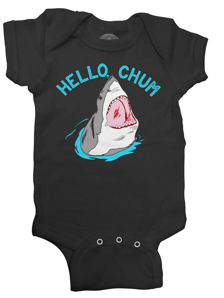 Hello Chum Shark Infant Bodysuit - Unisex Fit for wholesale by Boredwalk